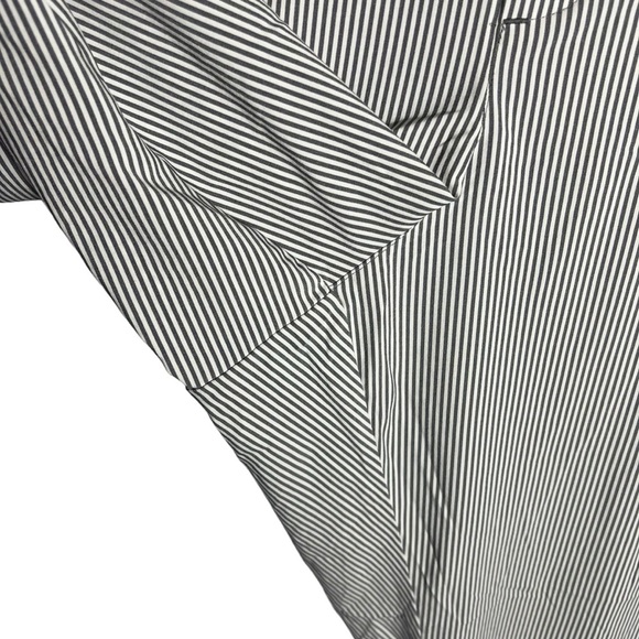 Athleta Brooklyn Textured Ankle Pant White Stripe, Size 18 - Picture 14 of 14